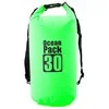 green 30L 15L 20L 30L водонепроницаемая сумка с плечевым ремнем ПВХ брезент водонепроницаемый рюкзак для наружного кемпинга плавания - Цвет: green 30L