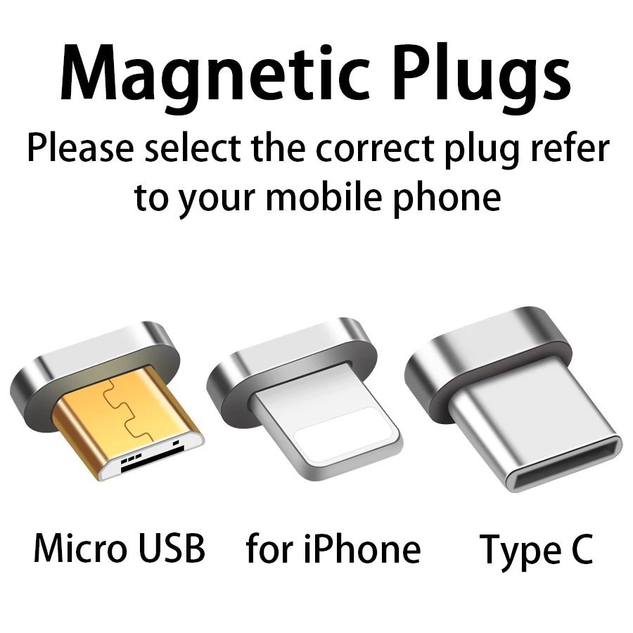 Магнитный кабель MANTIS l образный Micro usb type C для передачи данных нейлоновый Apple iPhone 7