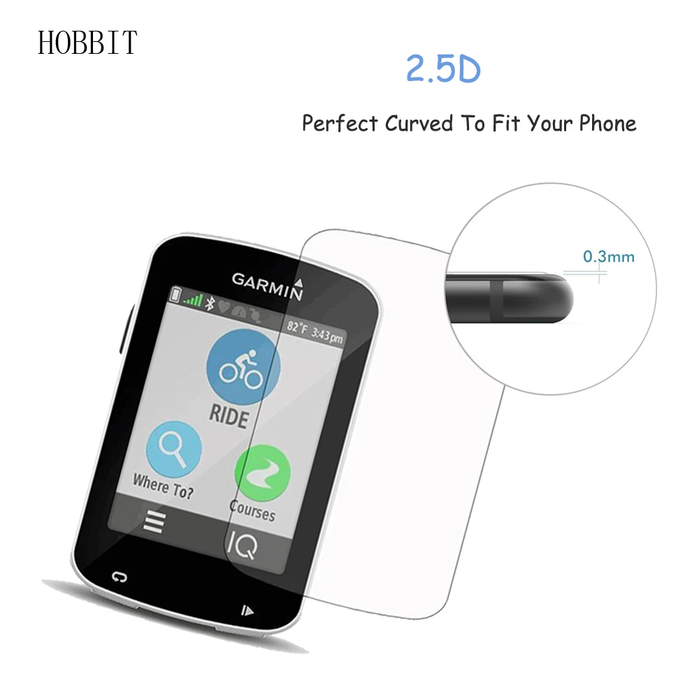 2 упаковки для Garmin Edge 820 0 3 мм 2.5D 9H защита экрана из закаленного стекла