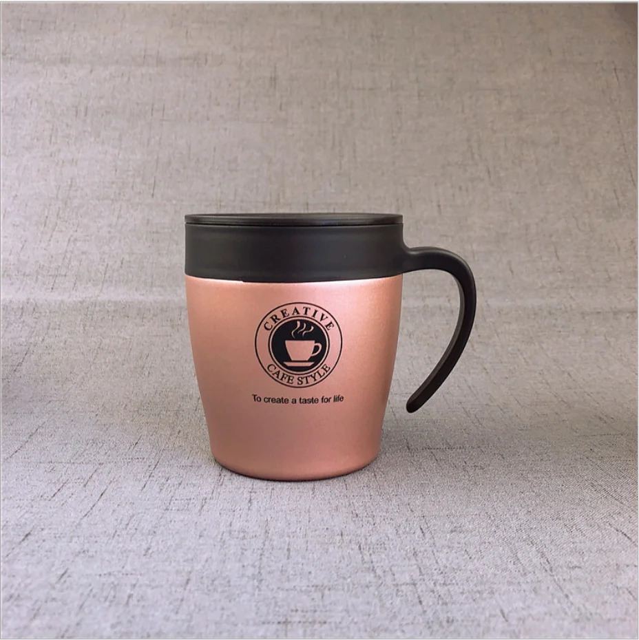 330ML Pink 500 мл Термос кружка кофе чашка с крышкой Термокружка уплотнение нержавеющая сталь термосы Термокружка для автомобиля бутылки для воды - Цвет: 330ML Pink