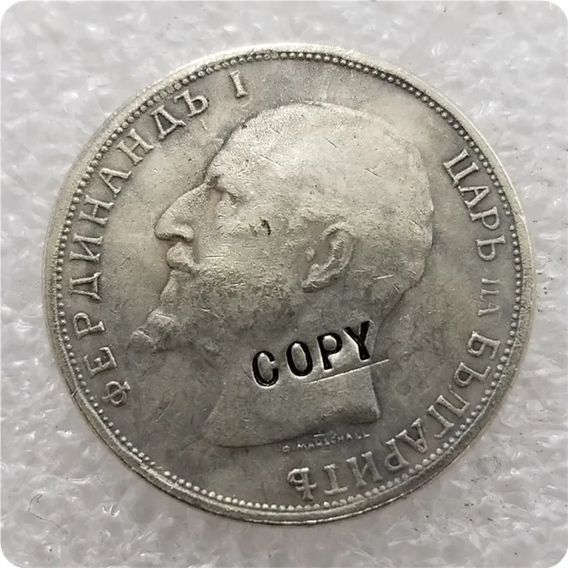 BULGARIA 1 Leva 1916 копия памятных монет-копии монет медаль коллекционные монеты