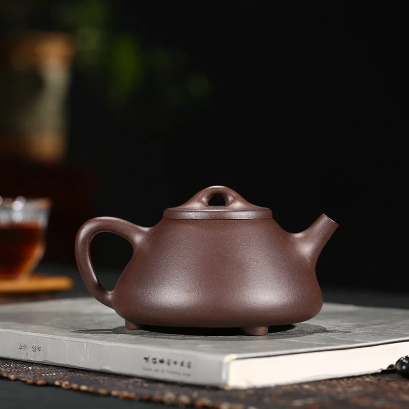 Исин чайник Оригинал Шахта фиолетовый плавильный камень ковш горшок подарок