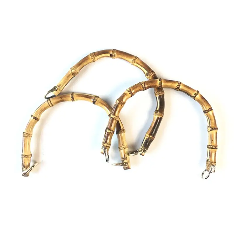 

Bamboo Bag Handle Replacement for DIY Purse Making Handbag Shopping Tote