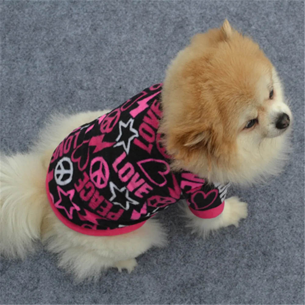 Теплая футболка для питомца щенка и собаки, Roupa De Cachorro, одежда для маленьких собак и кошек, жилет, футболка на осень и зиму, Новинка