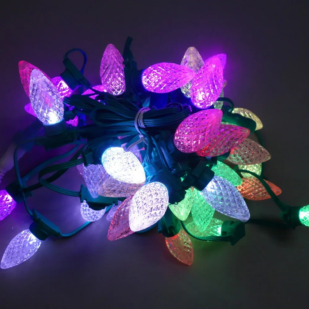 Доступная светодиодная строка C9 WS2811 12 в постоянного тока 8 мм техническая 50