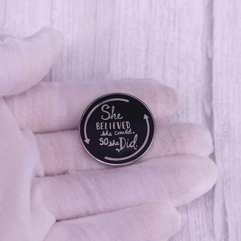 Вдохновляющие ежедневное напоминание Мотивационная булавка подарок на день