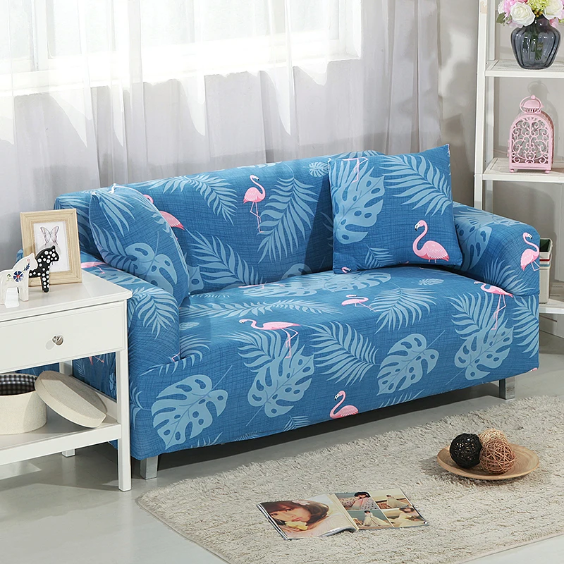 Forcheer Sofa Cover Elastic Stretch l shaped Modern Floral Printing For Living Room Loveseat |