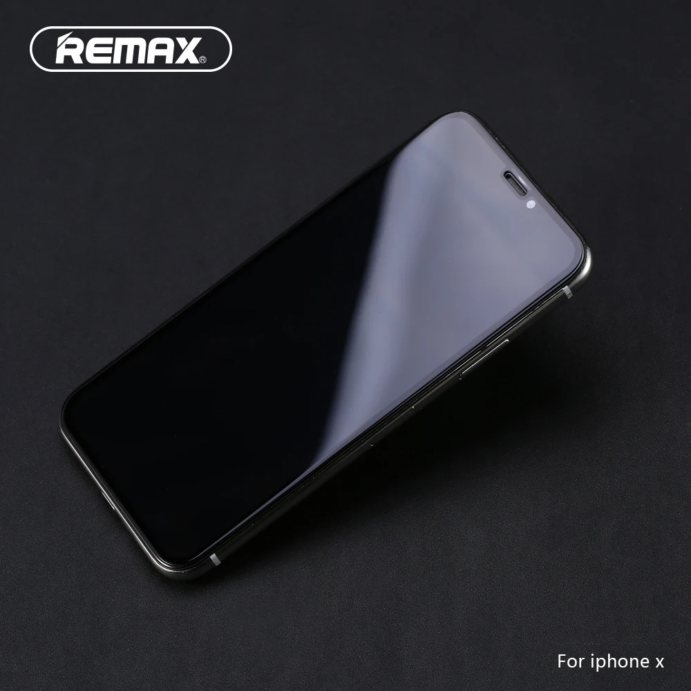 Remax круглый изогнутый край протектор экрана чехол для iPhone X Prefect полное Закаленное