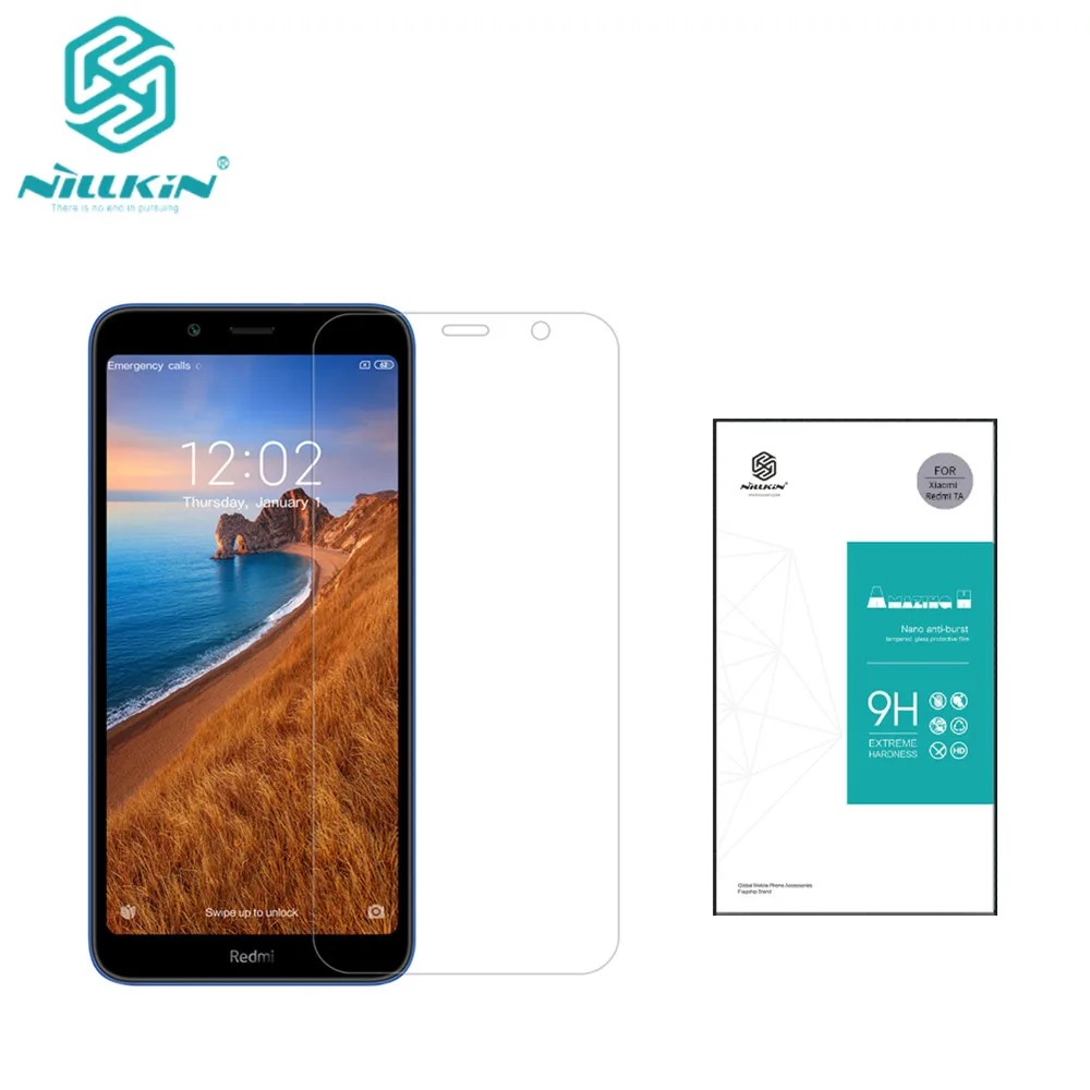 Оригинальное закаленное стекло NILLKIN с плоским краем для Xiaomi redmi 7A Amazing 9H 0,33 мм Защитная пленка для экрана redmi 7a