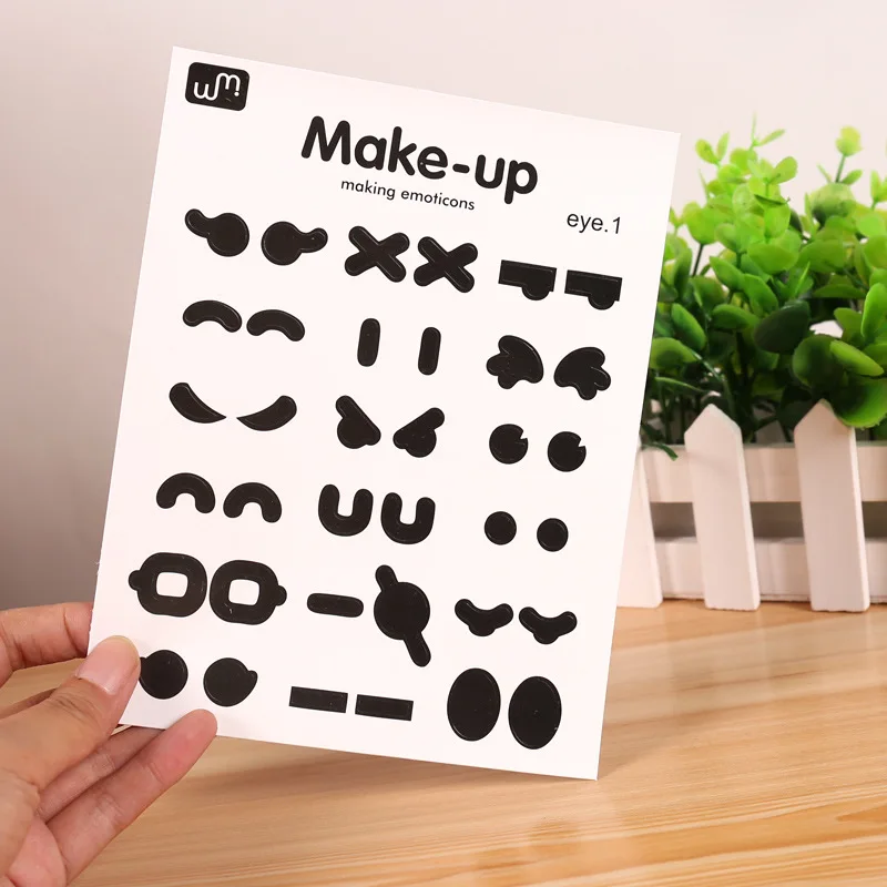 3 шт. милые декоративные настенные наклейки для самостоятельного изготовления