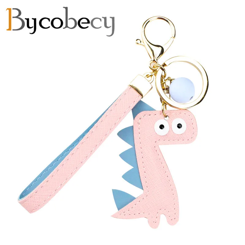 Bycobecy унисекс новые модные шнурок для ключей с принтом динозавра сумка Подвеска