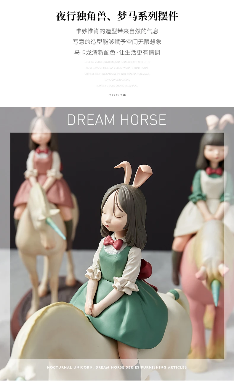 Fairy Series Polarite Crafts Home Decoration Living Room Bedroom Showcase Cafe Wedding Decor Girl Children Christmas Gift