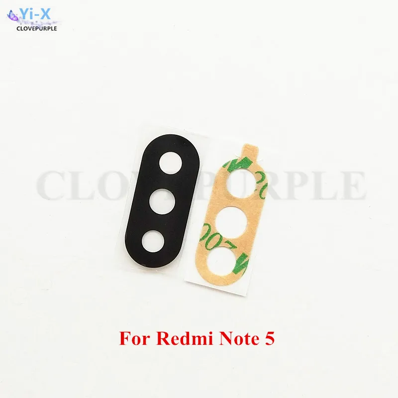 

For Xiaomi Redmi Note 5 Note5 Rear Back Camera Glass Lens With Adhensive Sticker Replacement Parts
