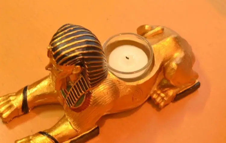 Египетский Сфинкс полимерные фигурки 3D стол из полиэстера Декор Египет сувениры