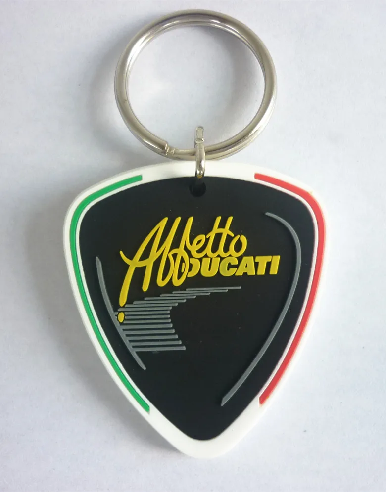 Мягкие ПВХ 3D двусторонние пользовательские брелки для рекламы и ключей оптом 100