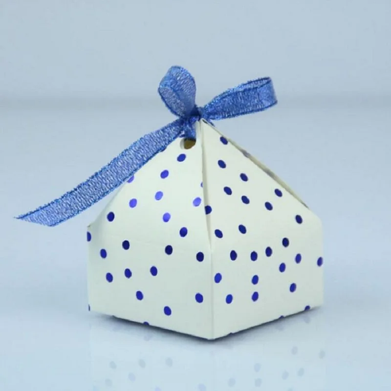 Праздничная упаковка для конфет коробка подарочная из шоколадной бумаги