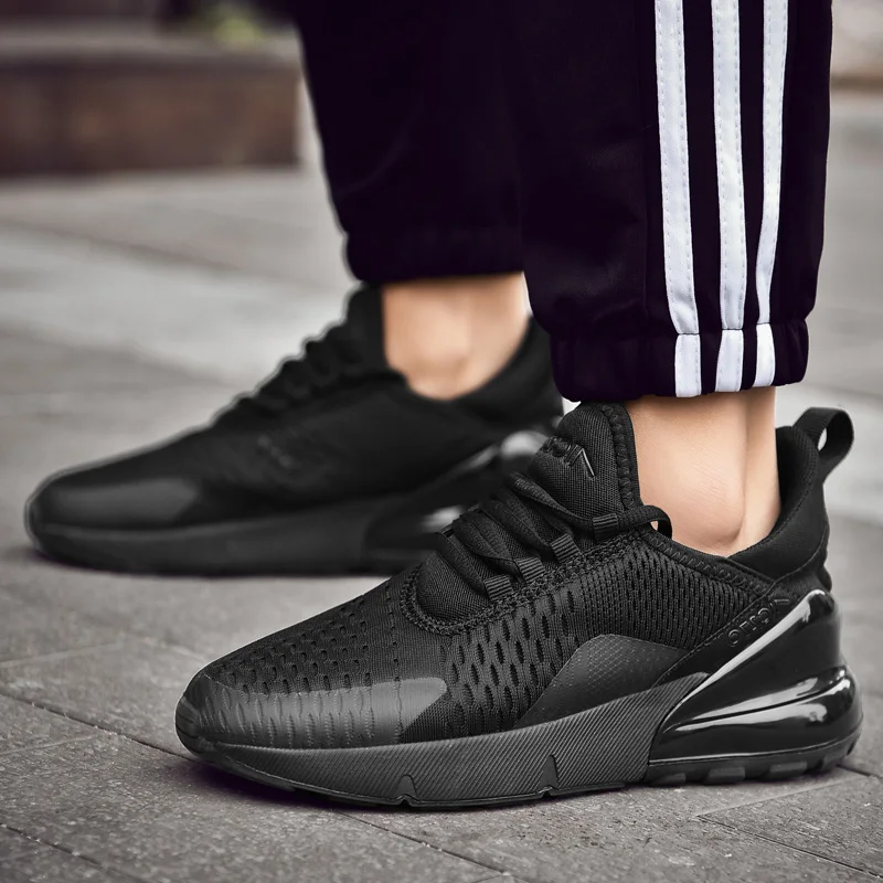 Мужские повседневные дышащие кроссовки на шнуровке спортивная обувь большого