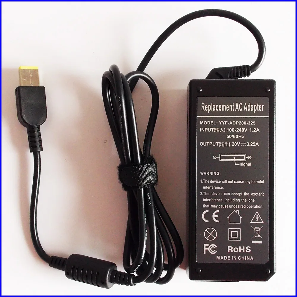 20V 3.25A Laptop Ac Adapter Charger for Lenovo Thinkpad ADP-65XB A ADLX65NCC3A ADLX65NDC3A ADLX65NLC2A PA-1650-37LC | Компьютеры и