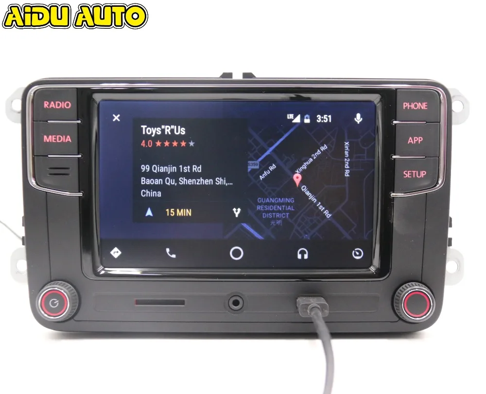 CarPlay Android Авто RCD330 RCD340 плюс Noname радио 187B C210 для VW Tiguan Golf 5 6 Jetta MK5 MK6 Passat CC поло 6RD035187B