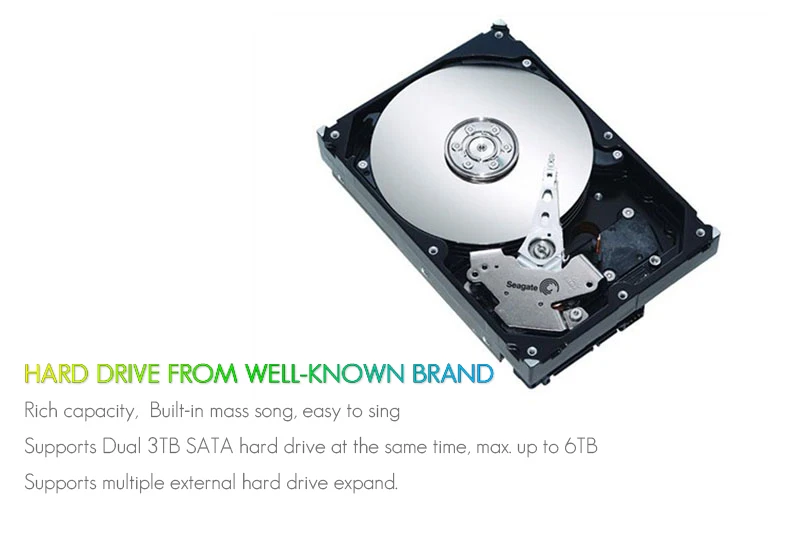 Компьютер для караоке HDD система беспроводной сенсорный экран HDMI поддержка