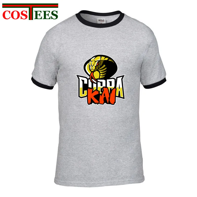 2019 Vestido De Verano Кобра Кай футболка для мужчин каратэ детская Strike первого удара