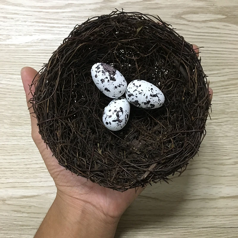 Пасхальная лоза Тканое Птичье гнездо соломенное пасхальные вечерние