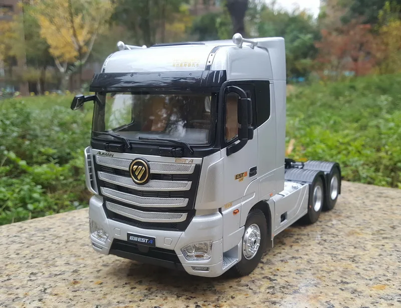 Коллекционная модель из сплава в масштабе 1:24 Foton daiпредоставитель Auman EST A грузовик