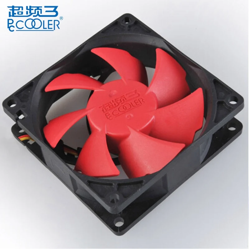 PCCOOLER F85 80 мм Ультра тихий ПК охлаждающий вентилятор чехол для компьютера кулер Hydraumatic 3Pin кулер для процессора охлаждающий вентилятор для компьютера чехол