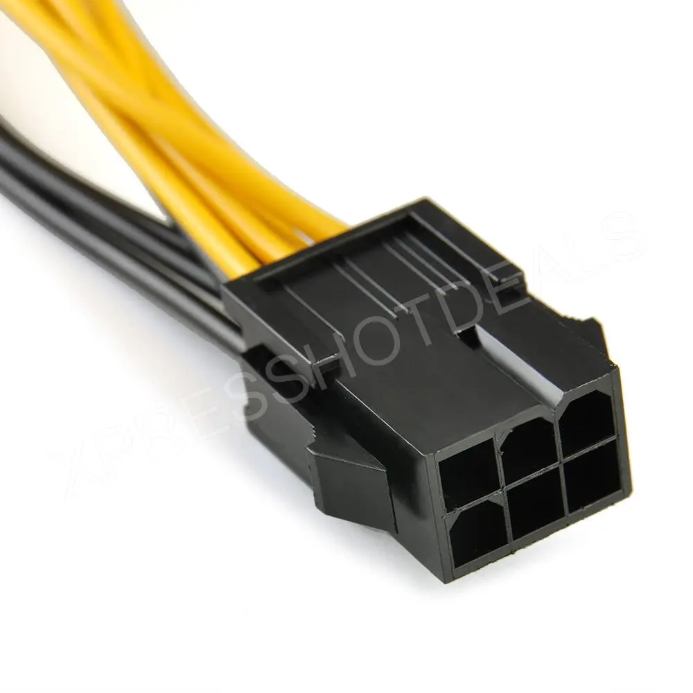 5pcs PCI-E 6 pin to 2x 6+2 (6 pin/8 pin) Power Splitter Cable | Компьютеры и офис