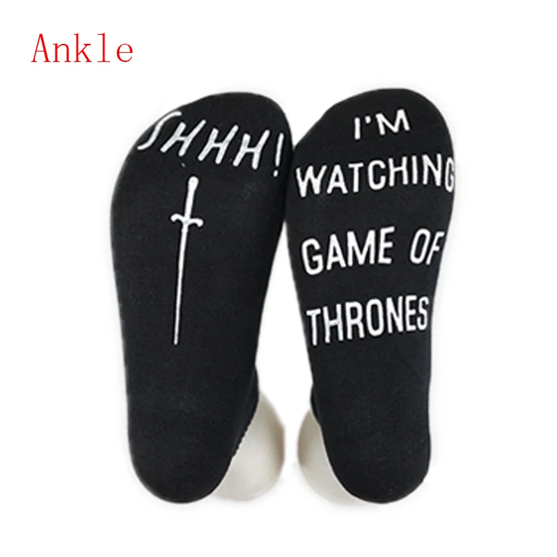 Style 1 Ankle Игра престолов носки косплей реквизит хлопок голеностопный сустав короткие носки унисекс весна лето аксессуары - Цвет: Style 1 Ankle