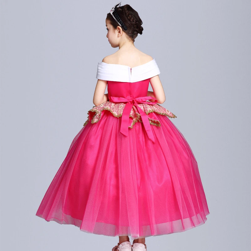 Новинка 2017 года модное платье Авроры для девочек Детский костюм Спящей красавицы