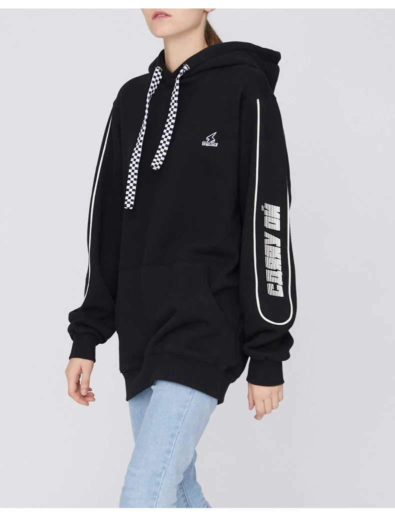 Toyouth Женские топы с длинными рукавами дамы корейский фиолетовый кофты oversize-худи одежда Mujer Зимние теплый пуловер Топ