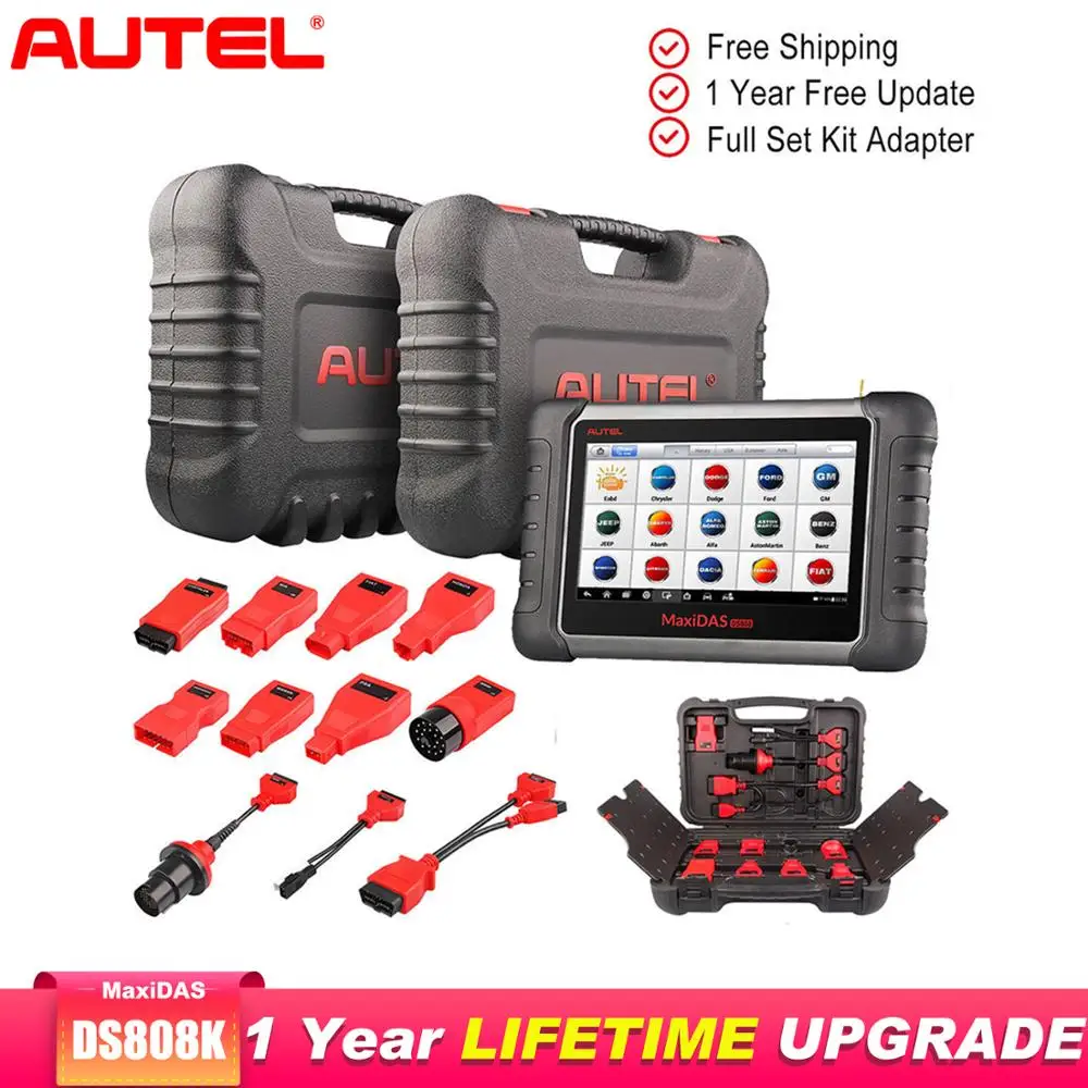 Диагностический Автомобильный сканер Autel maxides DS808K OBD2 автомобильный