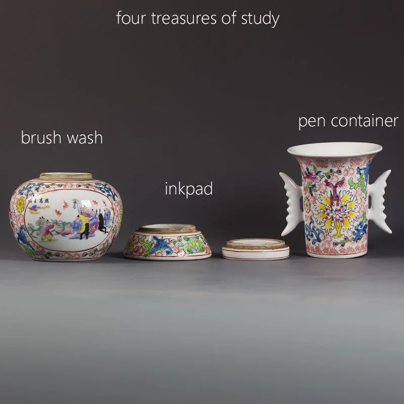 Цзиндэчжэнь archaize фарфоровая Республика Китай Изобразительное искусство четыре