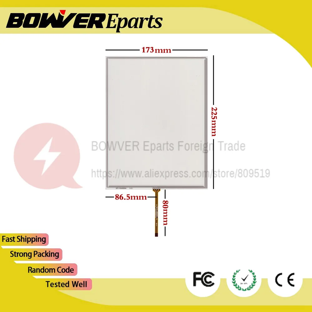 Polegada Tela de Toque Resistive do Fio para a Navegação 173*225 mm do Gps do Carro da Tabuleta do Equipamento Médico com Cabo da Extensão 10.4