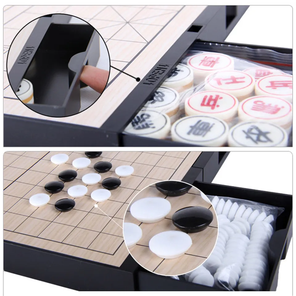 BSTFAMLY Go китайские шахматы два в одном 19 Road 361 шт./компл. старая игра Weiqi магнитные
