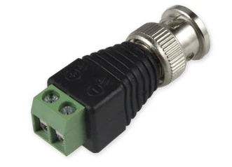 

Green BNC Adapter, BNC Male to 2 twisted-pair Compression Connector Free Shipping