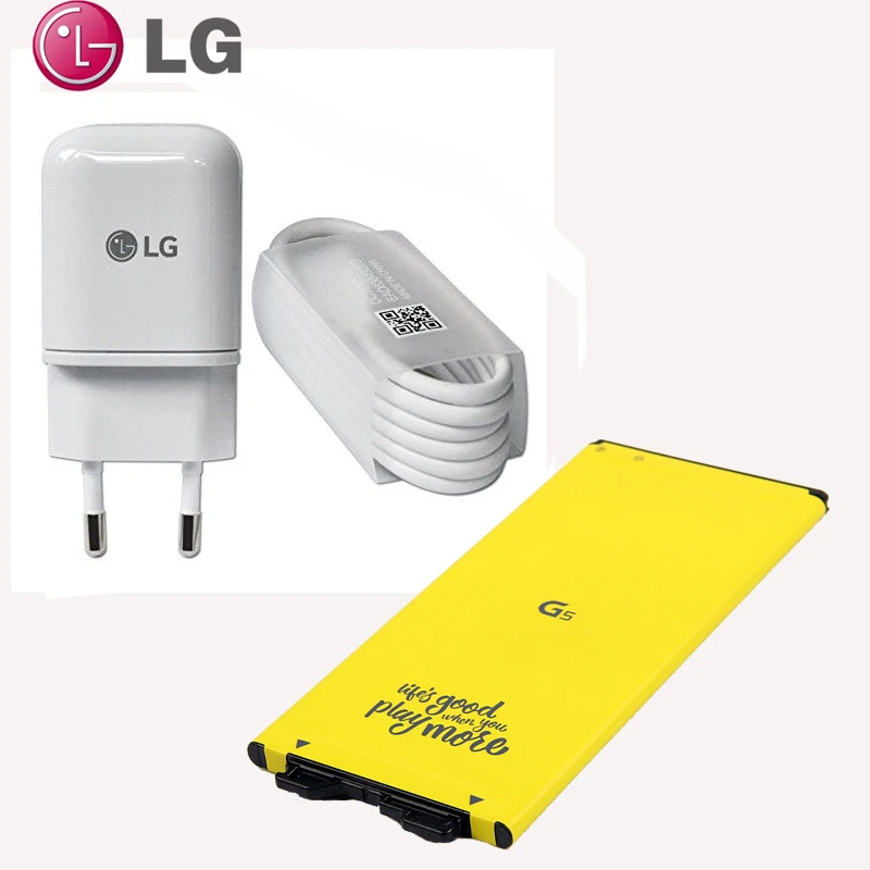 Оригинальный BL 42D1F Батарея + зарядное устройство для LG G5 VS987 US992 H820 H850 H868 H860|battery