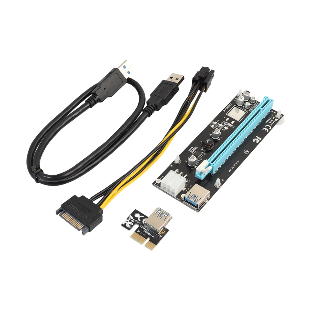 50 см USB 3.0 pci e Express 1x к 16x GPU Extender адаптер Riser Card Мощность кабель|usb pci-e express|usb pci-e1x to |