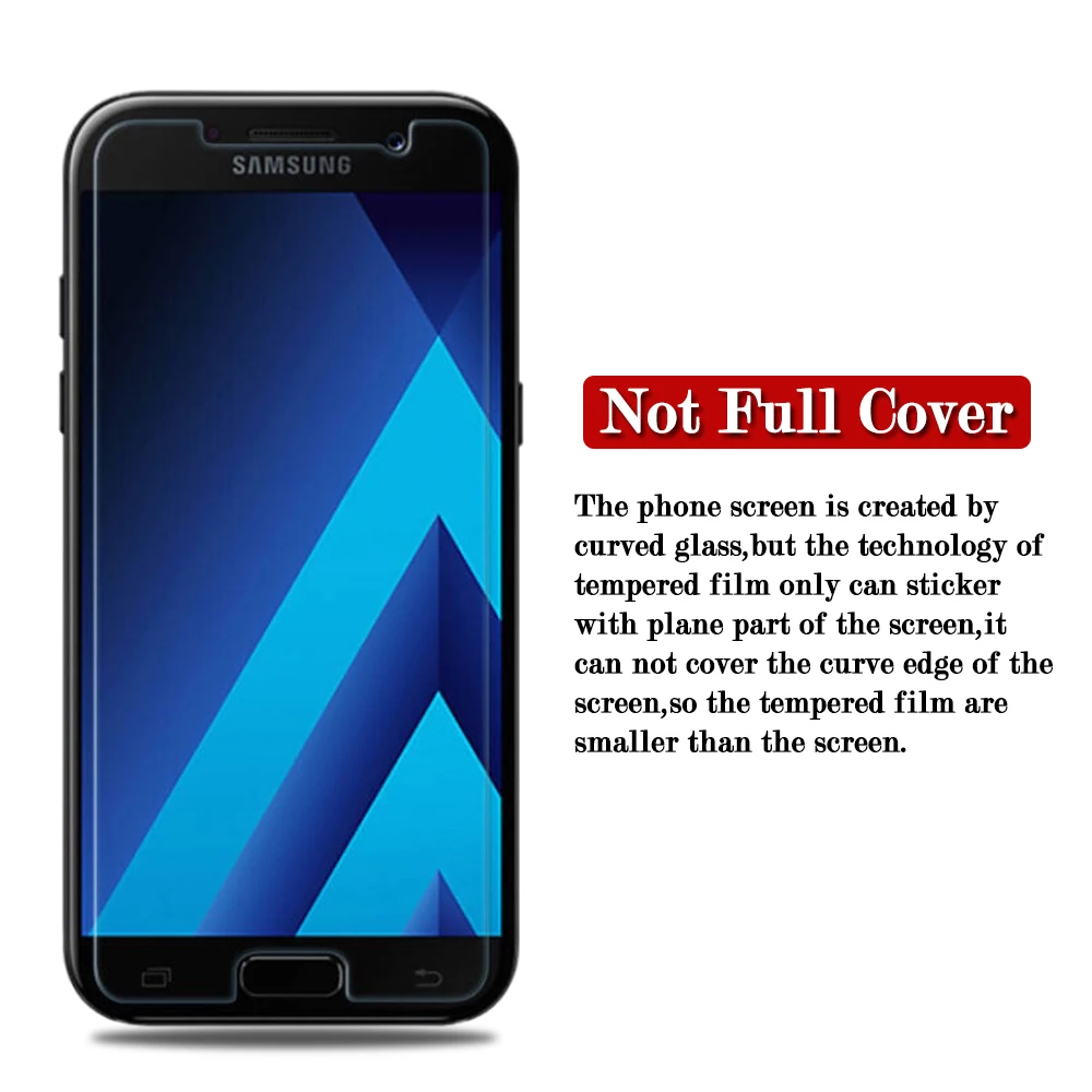 Защитное стекло для Samsung A5 2017 Galaxy защита экрана Оригинальная защитная пленка 2.5D 9H