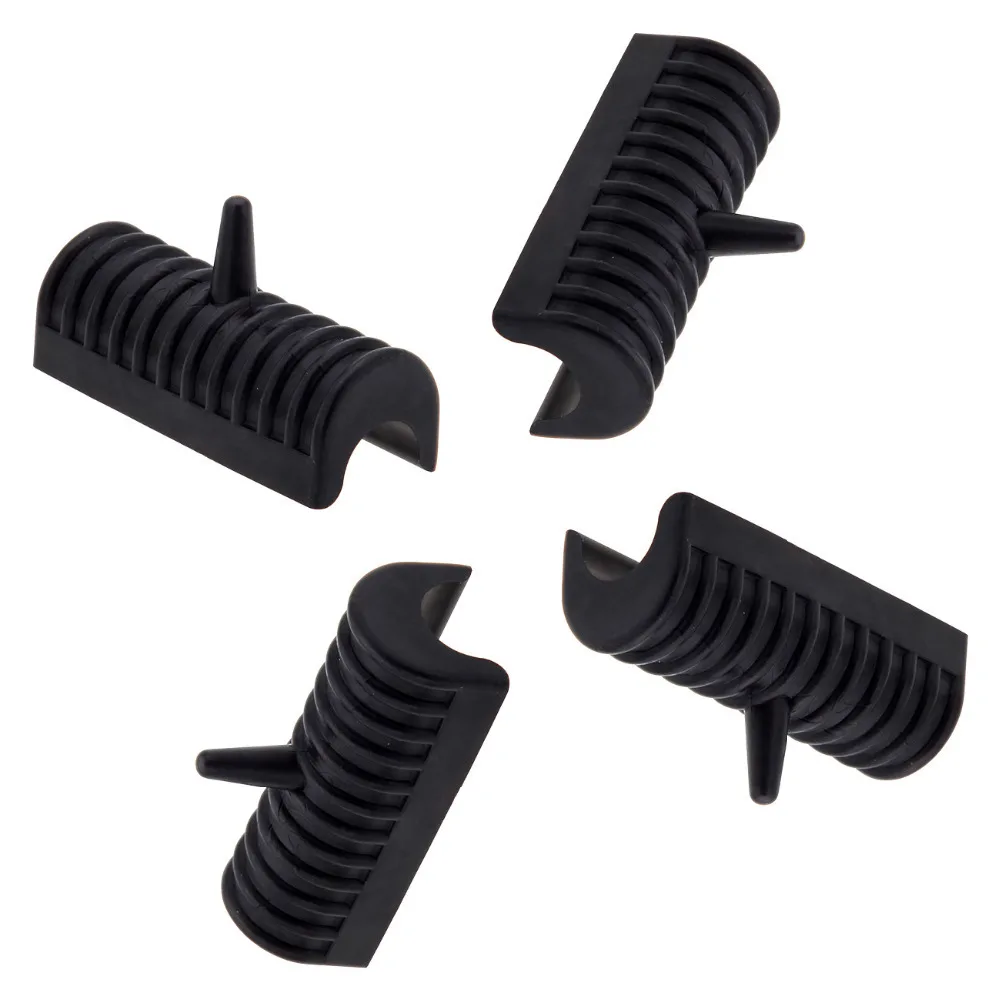 4 шт. черный латексный резиновый поддерживающий Жесткий Чехол Для Harley Electra Glide