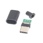 2 шт.лот usb-c Micro USB Разъемы Jack Хвост штекер электрические Клеммы Сварка DIY кабель для передачи данных Аксессуары