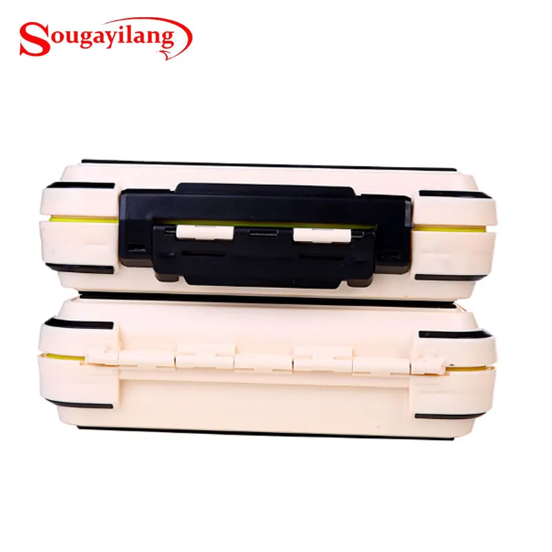 Fishing Tackle Box Lures Swivel Lines Beads Plastic Portable Waterproof Case 16.5*9.5*4.5cm | Спорт и развлечения