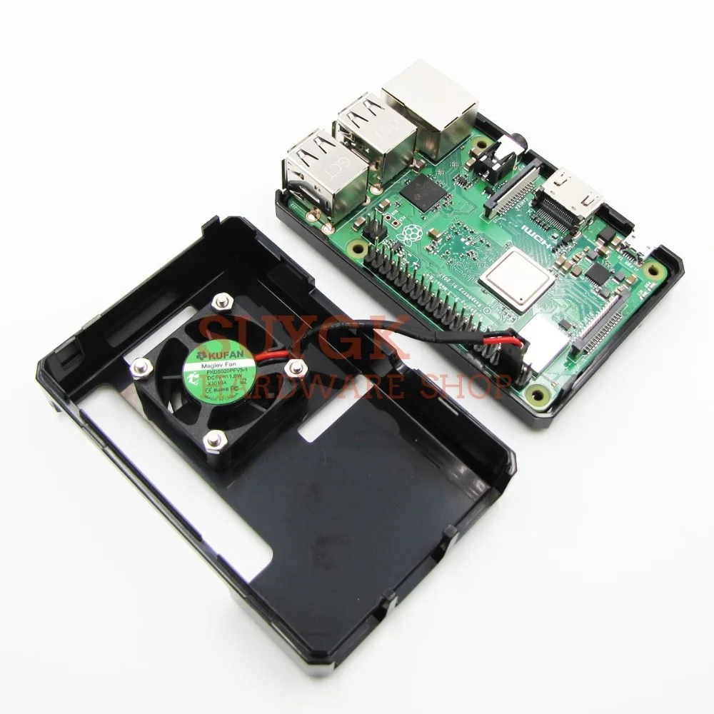 Черный чехол + для Raspberry PI 2 PI3 model B 3B пластиковый корпус из АБС пластика