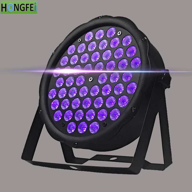 54 led ультрафиолетовый par Светильник s dmx512 плоский par УФ-светильник dj светильник s вечерние светильник s