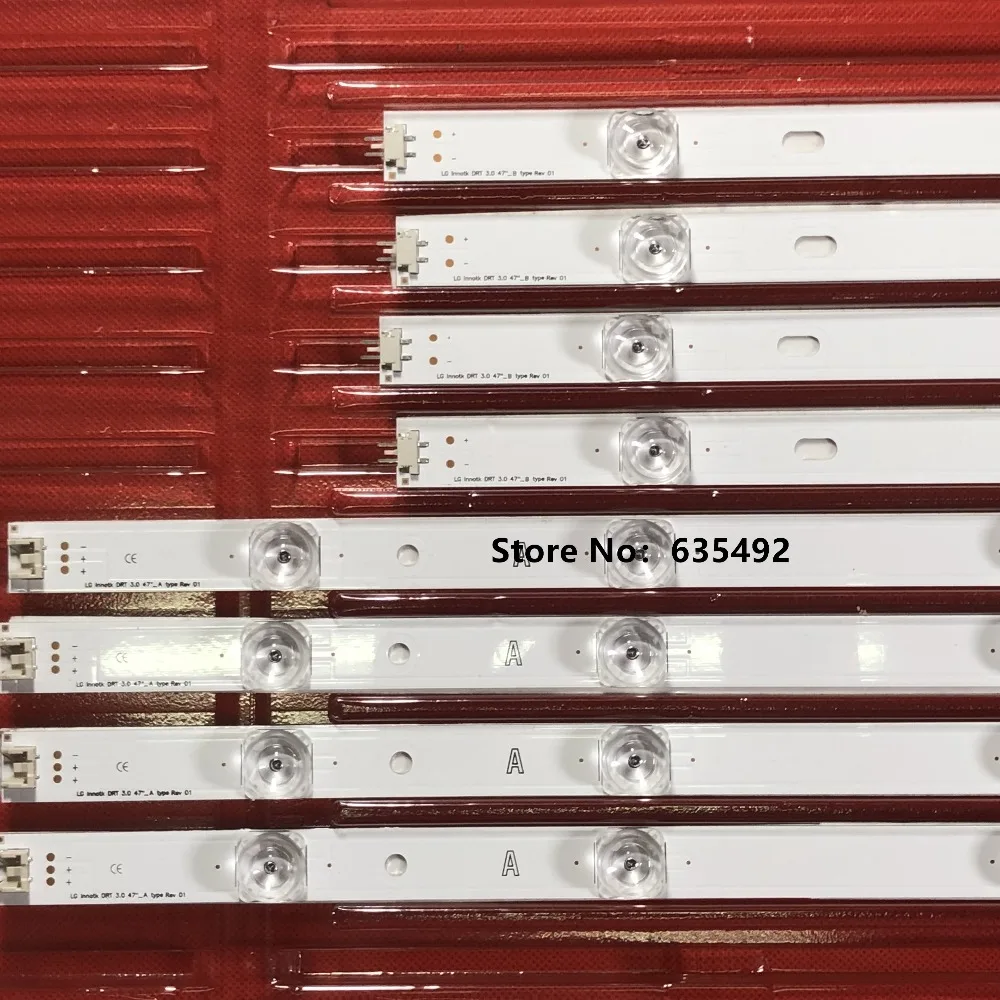 Светодиодный Подсветка полосы для LG ТВ 47LB6300 47GB6500 47LB652V LC470DUH Innotek DRT 3 0 47 дюймов/B Тип
