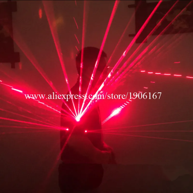 Новый дизайн красный лазерный мужской светящийся танцевальный костюм лазерная