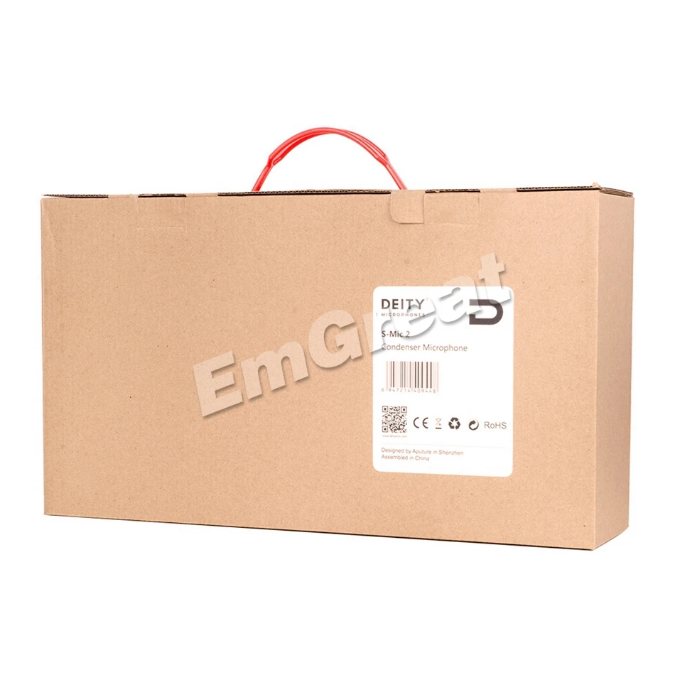 Deity S-Mic 2 Kit превосходный Высокочувствительный направленный микрофон с низким уровнем шума Rycote Shock Mount для профессиональной пленки