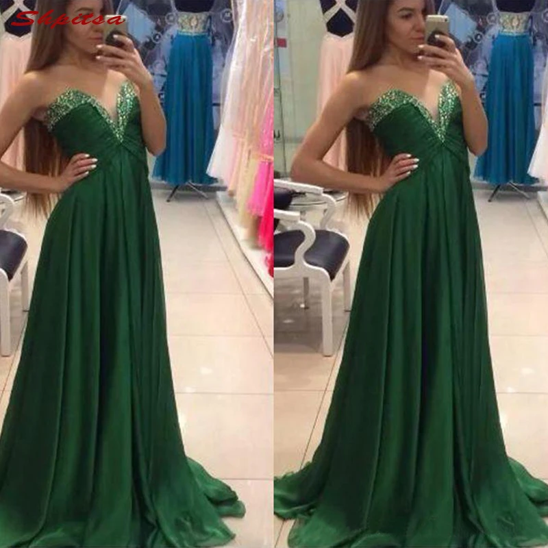 Green Mother of the Bride Dresses for Wedding Plus Size Evening Prom Groom Dinner Dresses 2018
