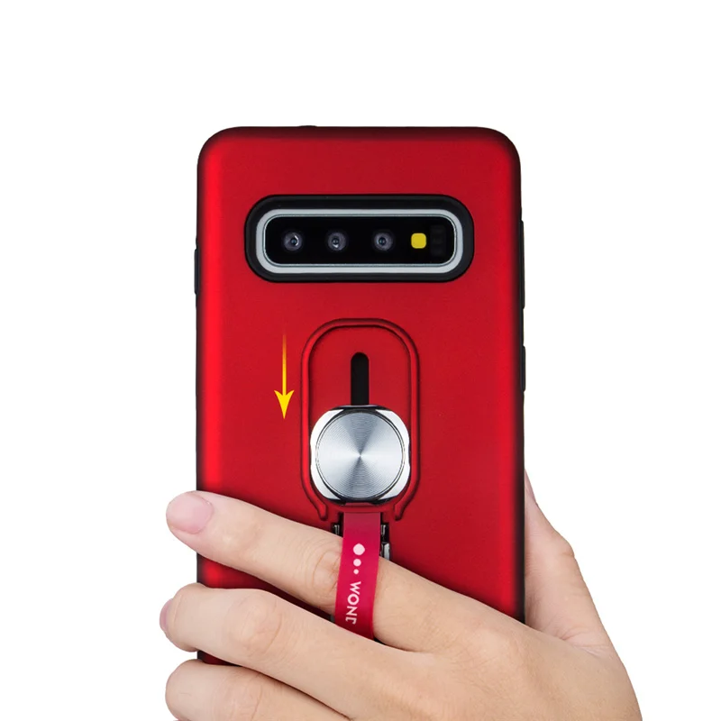 Для samsung Galaxy S10E S9 Plus S8 чехол Гибридный Силиконовый ПК прочный Броня магнитное